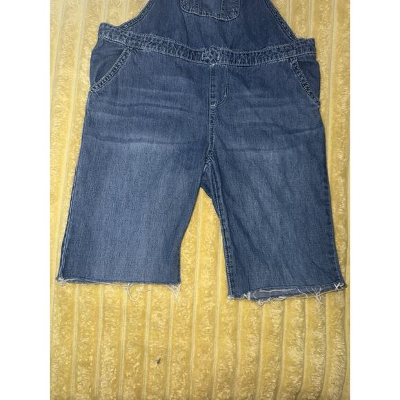 Girls The Children’s Place Overall Shorts Shortfalls Denim Blue 10 - Picture 3 of 7